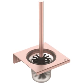 Ideal Standard ALU+  toiletbørste i rose holder/skål