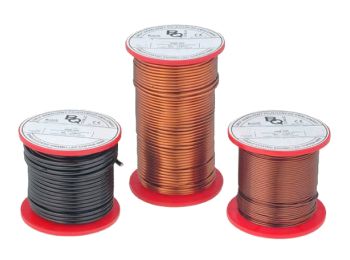 Lakisoleret kobbertråd - Ø1,50mm x 32m (0,5kg)