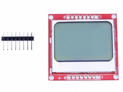 Nokia 5110/3310 monokrom LCD + header