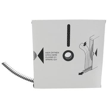 Isoleret båndterminalrør A02552K 2,5mm2 L8 Grå