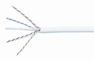 Datakabel Kat6a 3091B-B GigaSPEEDX 10D® U/UTP 4/23 AWG 550MHZ B2ca 305m boks hvid SYSTIMAX