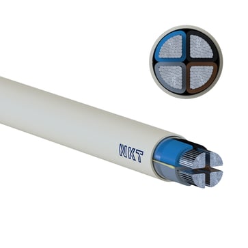 Installationskabel NOIK-AL-S/AXQ 90° 4x240 Dca Lysegrå AFM, Kampagnepakke 3033800122