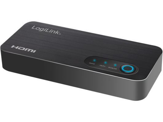 HDMI splitter, 1x2 Port, 4K/60 Hz, HDCP HDR CEC, downscale