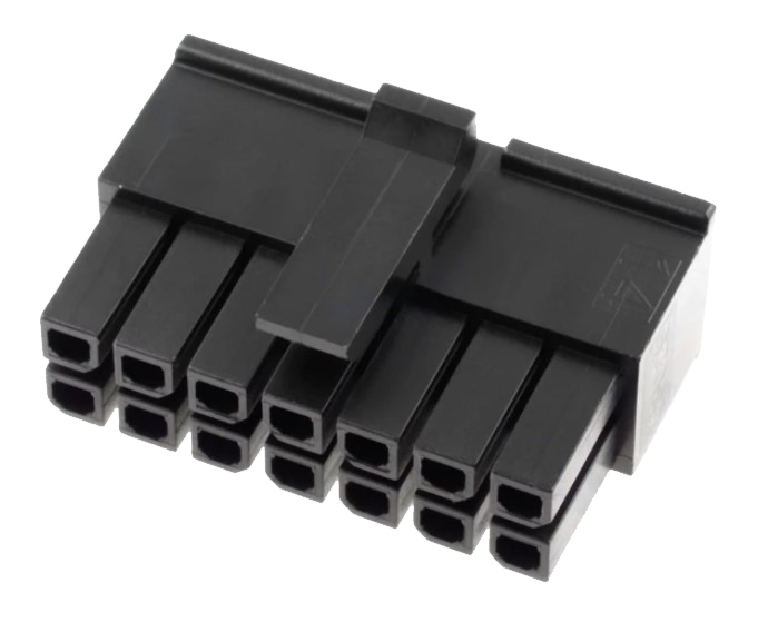 Ledning-til-print hunstik - Micro-Fit 3.0, 3mm, 2x7pol