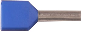 Isoleret TWIN-terminalrør A0,75-8ETT2 2x0,75mm2 L8 Blå