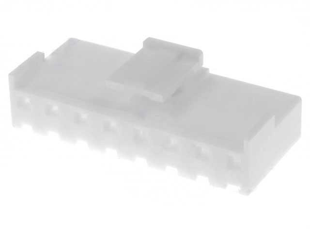 Ledning-til-print stik - JST VH, 1x8pol, 250V/10A, 3,96mm