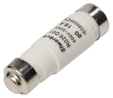 Sikring D01 16 ampere (5-styk) grå