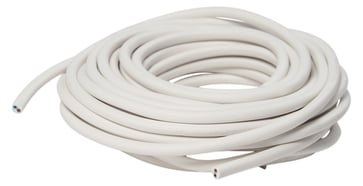 Plastledning rund 10 meter hvid