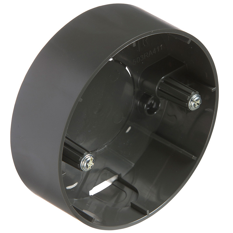 Underlag for Ø83mm. Lampeudtag Koksgrå (Ny model)