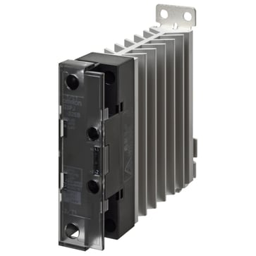 Solid-state relæ 1 fase 18A 24-240VAC med køleplade DIN-skinne montering indgangsspænding 12-24V DC