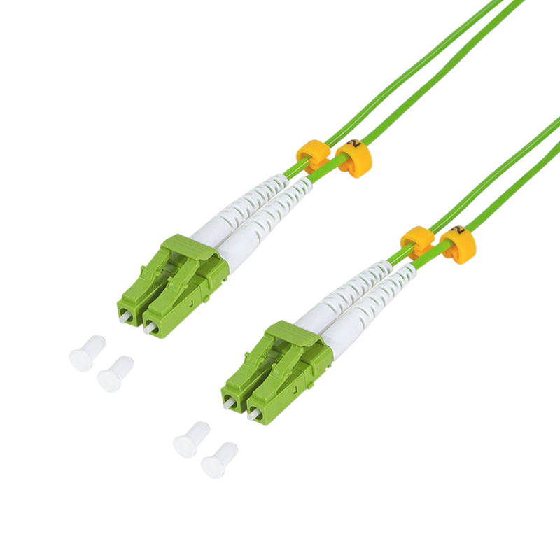 Fiberoptisk netværkskabel LC-LC multimode OM5 (0,5m)