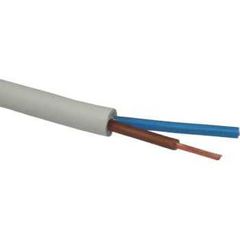 Downlightkabel H05V2V2-F 2x1,5 mm² hvid R100
