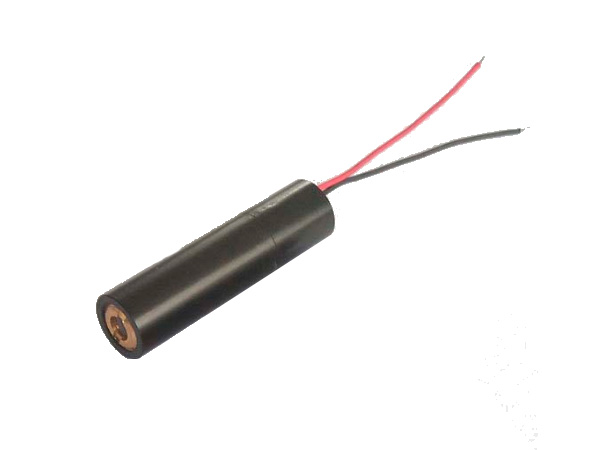 Lasermodul - 3V, 5mW, Grøn prik (m. ledning)