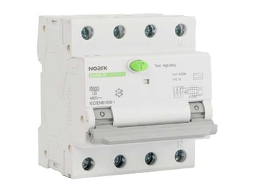 Noark kombirelæ RCBO C 20A 30mA 3P+N 4M 6kA Type A