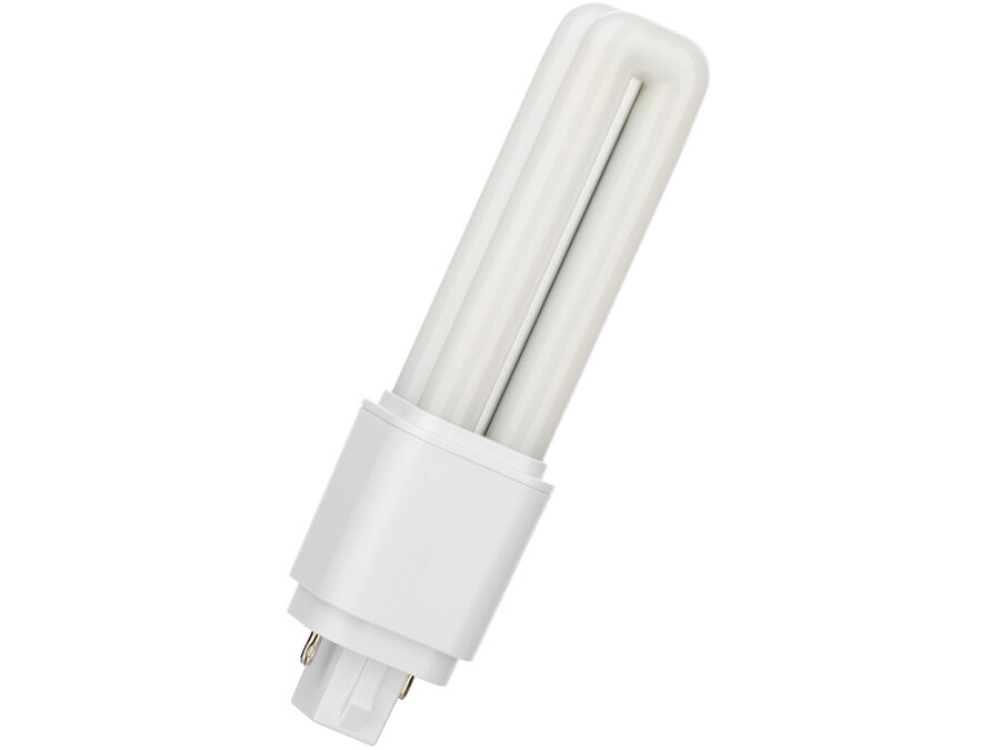 LED PL kompaktrør - 5W (13W), GX24d, EM+AC (830)