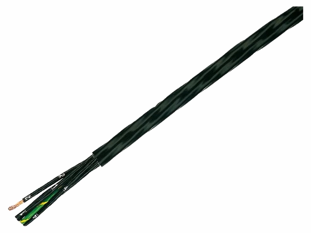 HELUFLON-FEP-6Y varmebest. kabel - 5x0,5mm² (metervare)