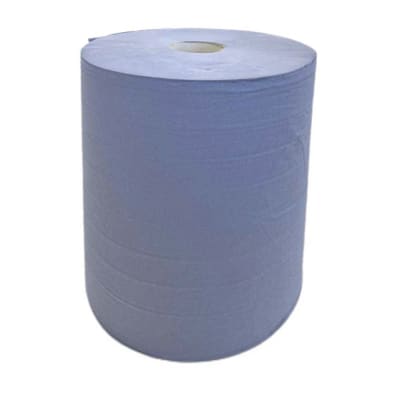 Værkstedsrulle, 2-lags, blå, Ø29,5 cm, 350 m