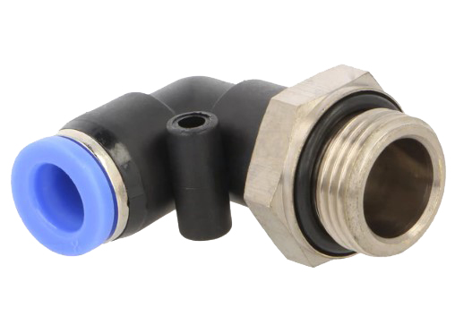 Pneumatik Fitting - Vinklet forskruning, 8mm