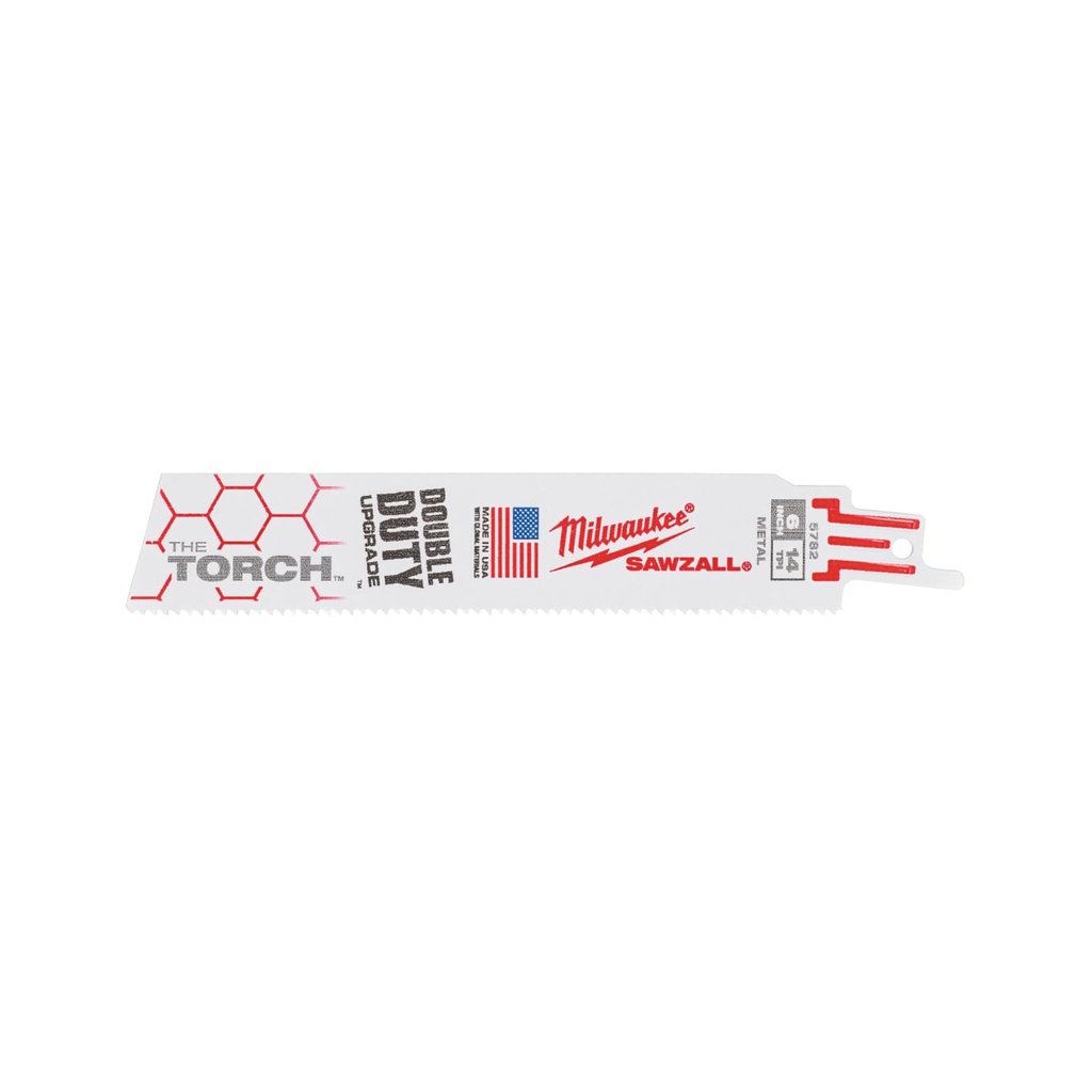 Milwaukee bajonetsavklinge Torch, metal, 14 tpi, 150 mm, 25 stk.