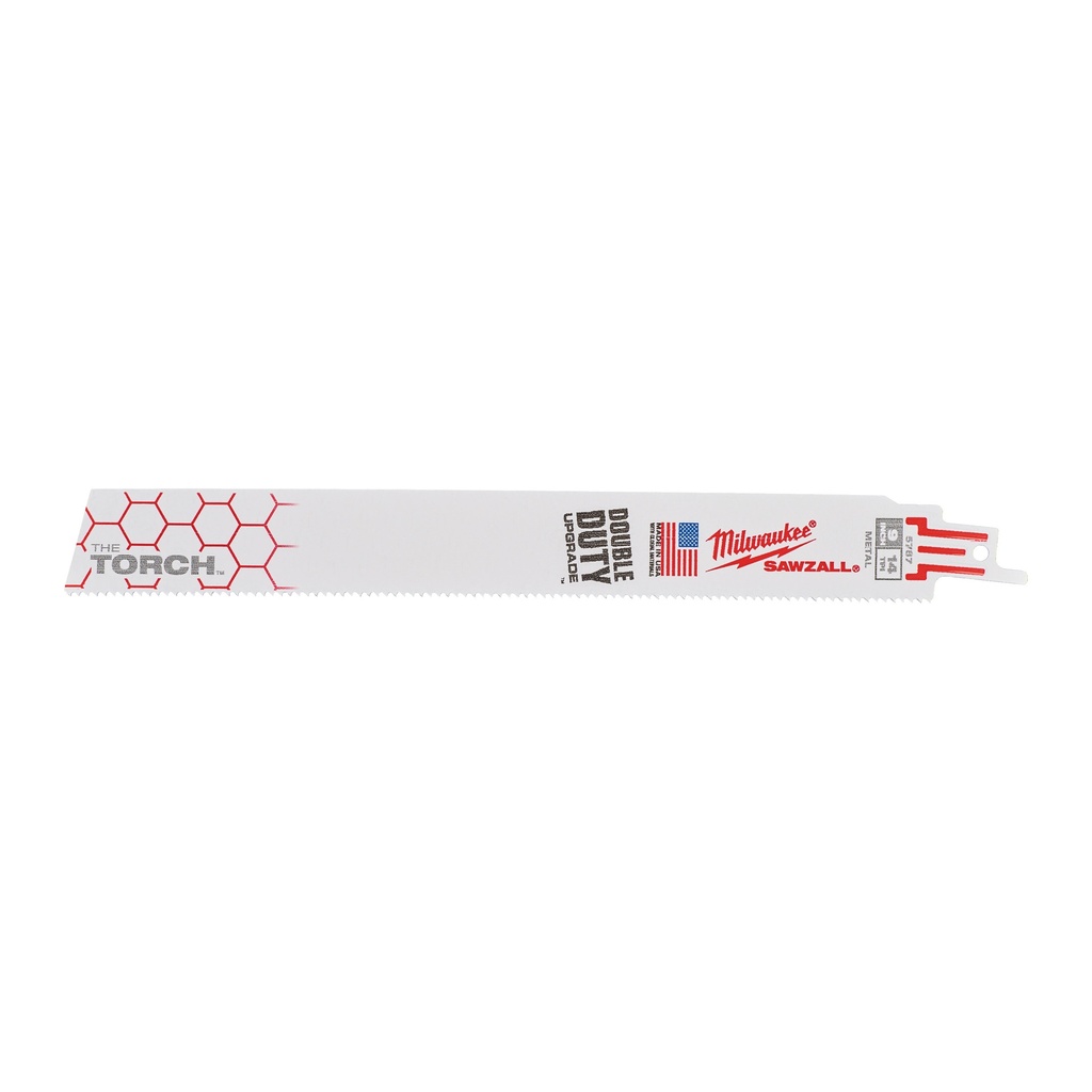 Milwaukee Heavy Duty Torch bajonetsavklinge til metal, Torch 230 x 14 Tpi, 25 stk.