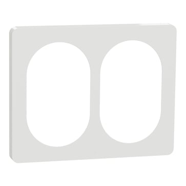 LK One designramme, 2x112 modul, hvid