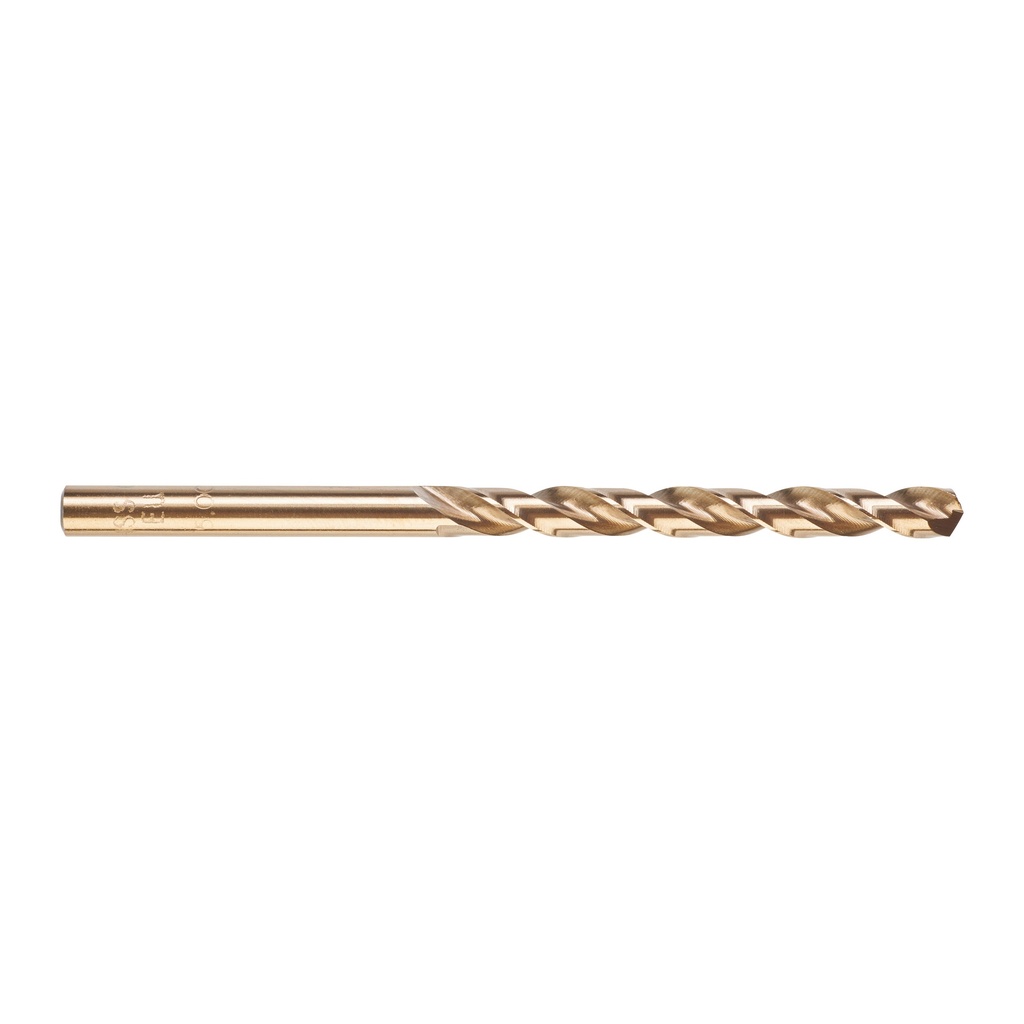 Milwaukee rød kobolt, HSS slebne metalbor, Ø5 x 86 mm, 10 stk.