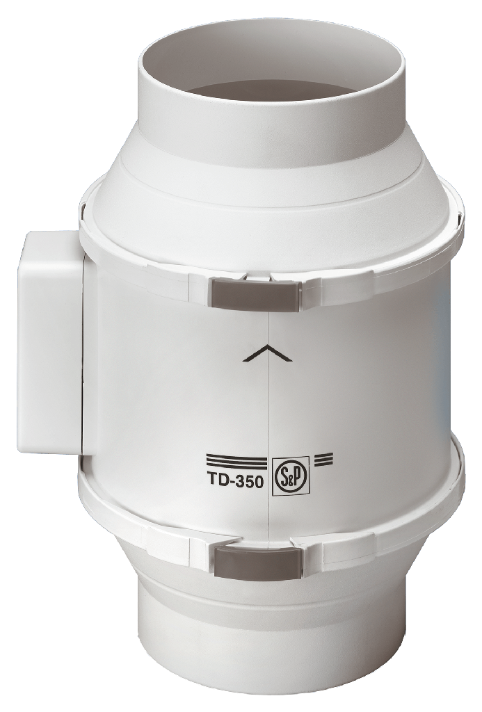 Kanalventilator TDT 160/100 med timer