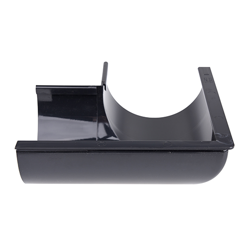 Plastmo 10" udvendig gering 90°, sort