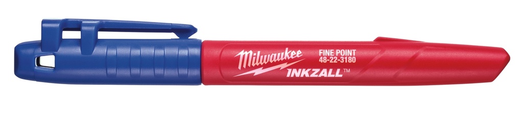Milwaukee håndværkertusch, blå, spids