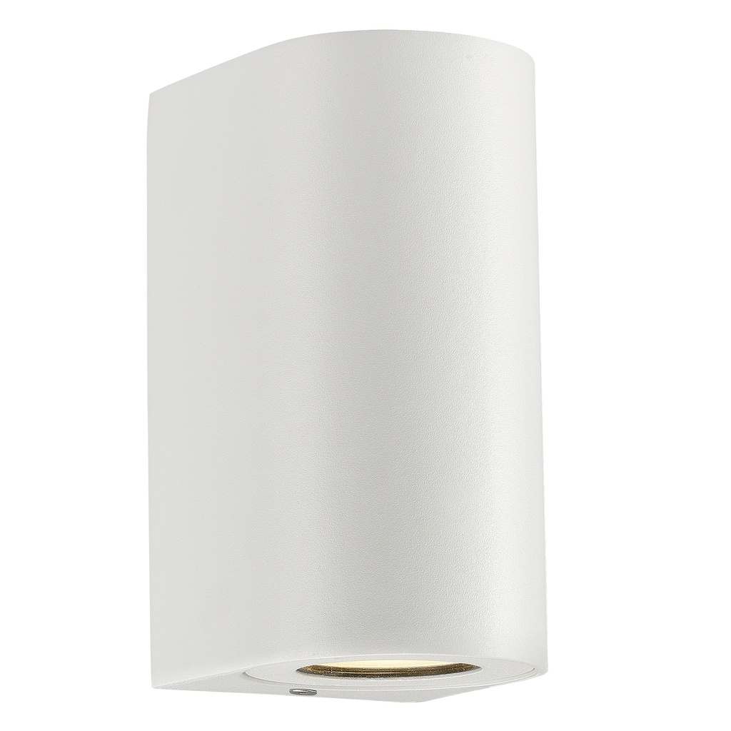 Væglampe Canto Maxi 2, GU10, hvid, IP44