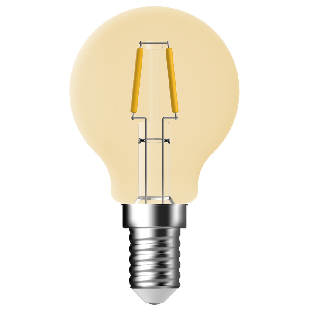 Pære-Deko E14 G45 Mini Globe 4,8W dæmp guld