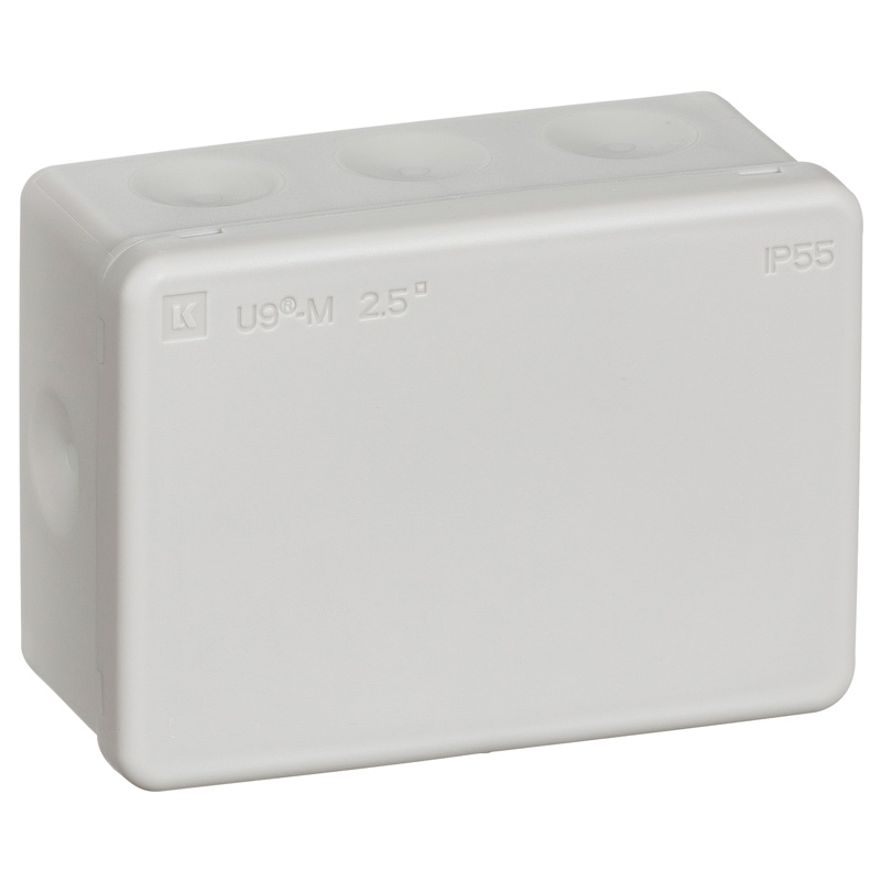 Membrandåse 2,5m² lysegrå