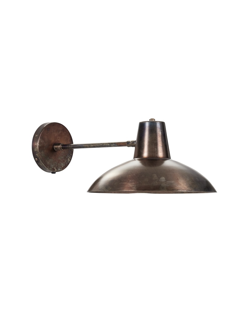 House Doctor Desk væglampe Ø31cm, antik brun