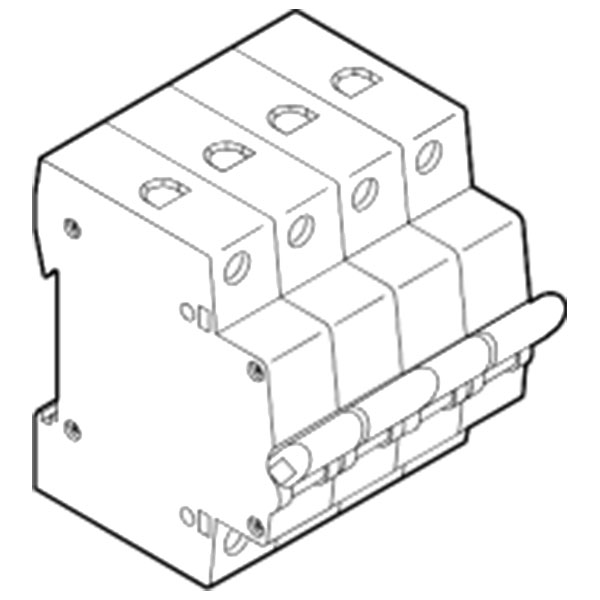 LK automatsikring 20A 3P+N 6KA type C