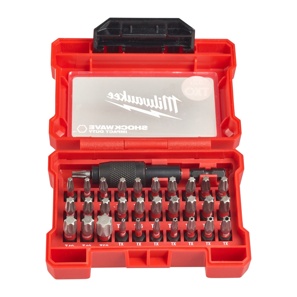 Milwaukee Shockwave bitssæt, 32 dele, Torx