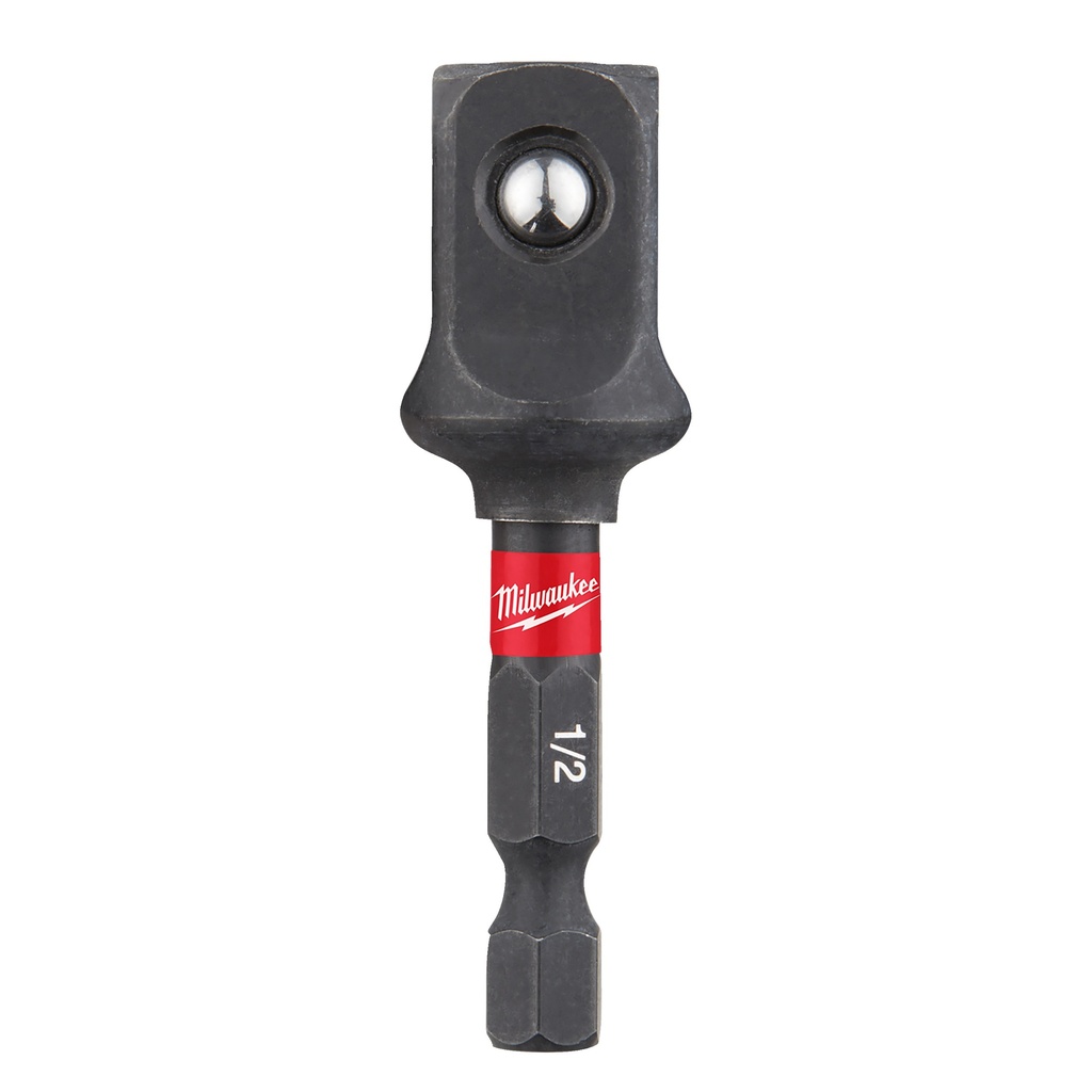 Milwaukee Shockwave™ adapter 1/4" HEX - 1/2" firkant