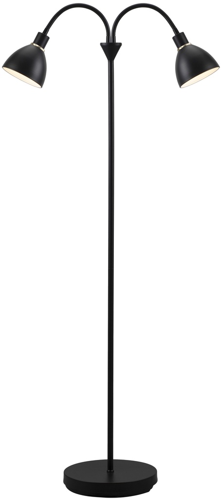 Ray Gulvlampe dobbelt E14 max. 2x40W sort