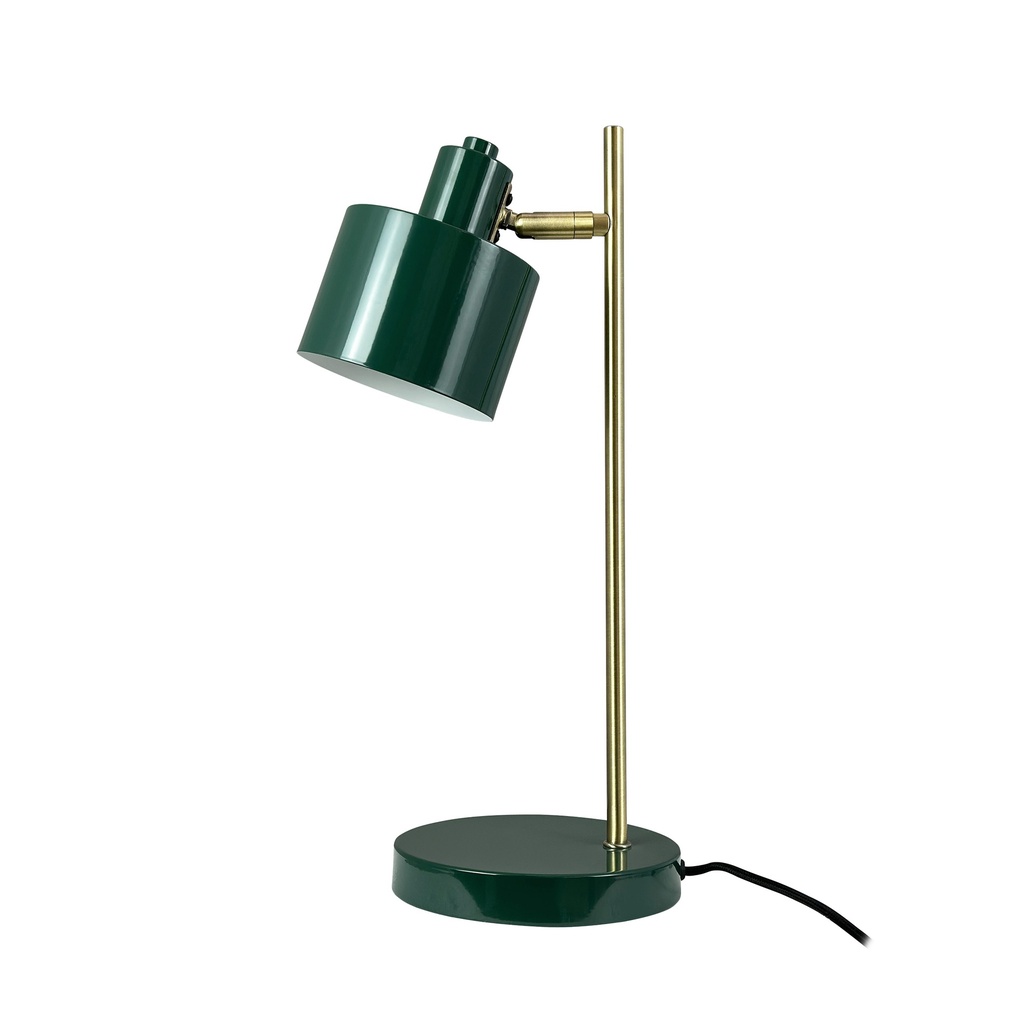 Dyberg Larsen ocean bordlampe mørkegrøn/ messing