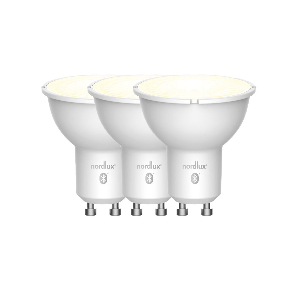 Smart GU10 Smd CCT Glass 20-345 lumen 2200K-6500K 3-pak