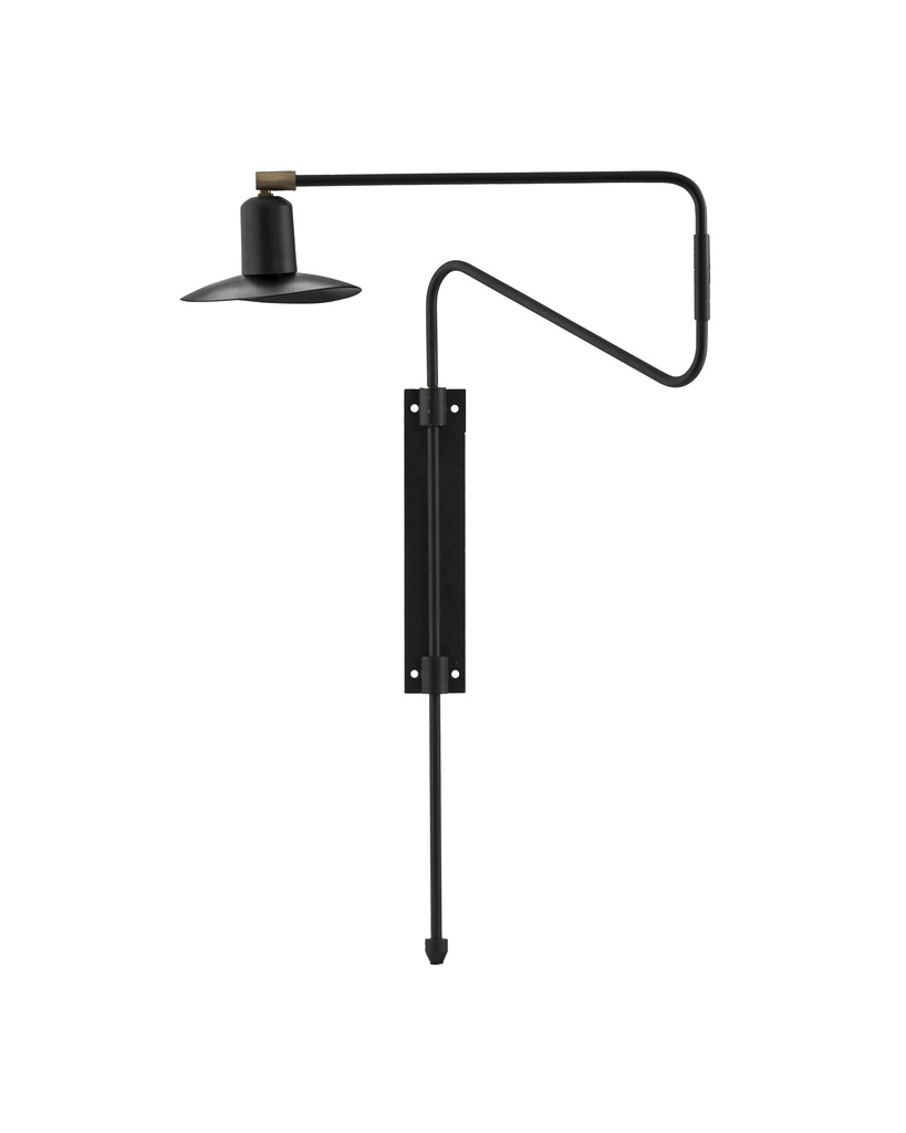 House Doctor Swing væglampe 35cm, sort