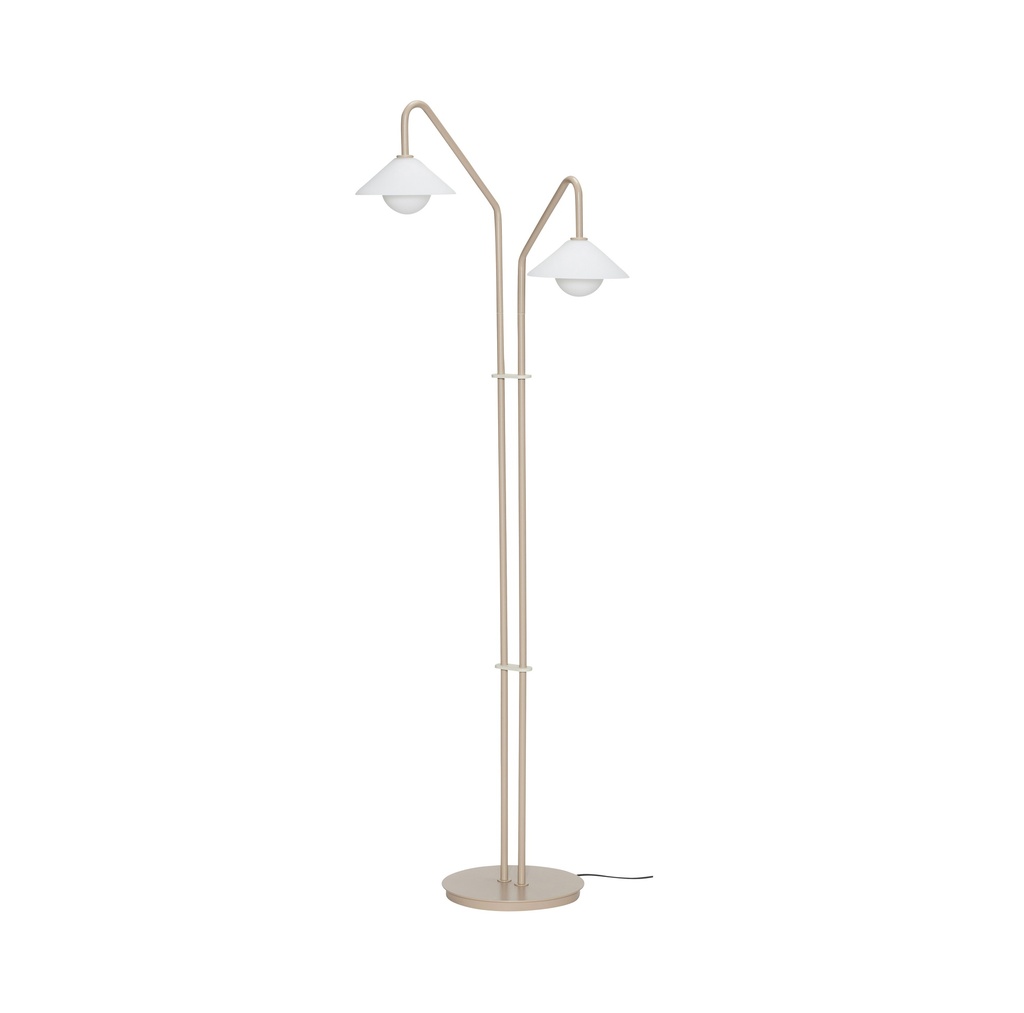 Hübsch Como gulvlampe, beige