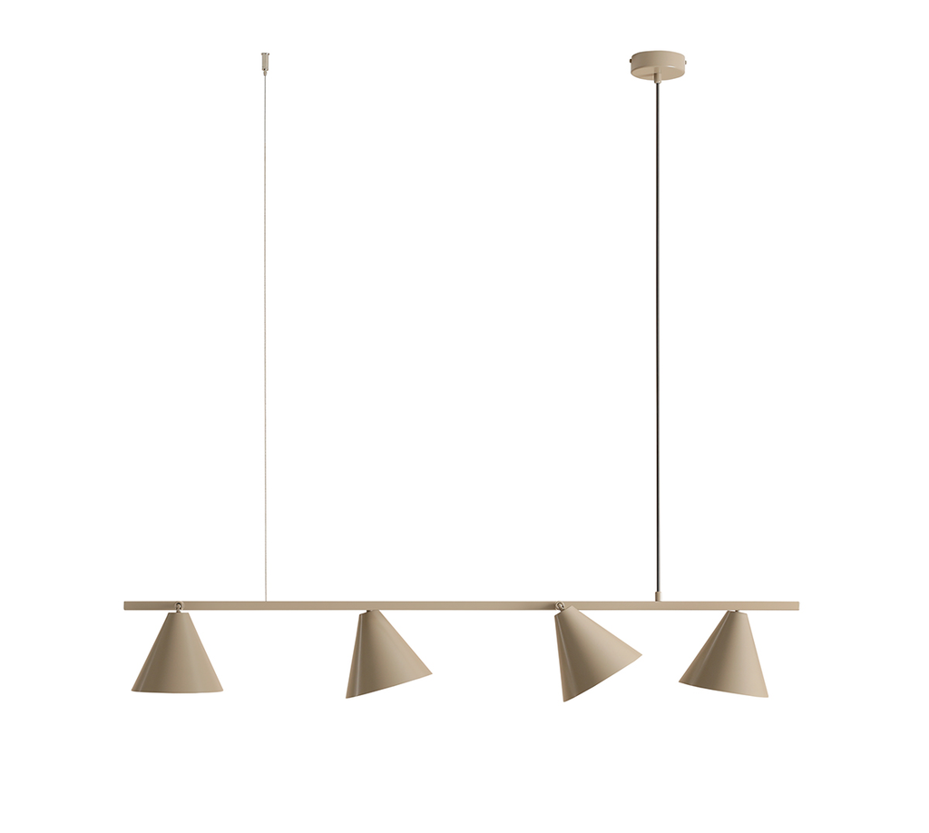 Aldex Form 4 pendel, metal, beige