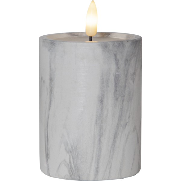 Star Trading Flamme Marble LED lys 12,5x7,5cm