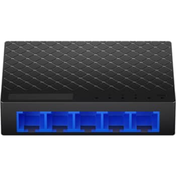Mini Desktop Switch 5x10/100 plast LA-SW-PF005