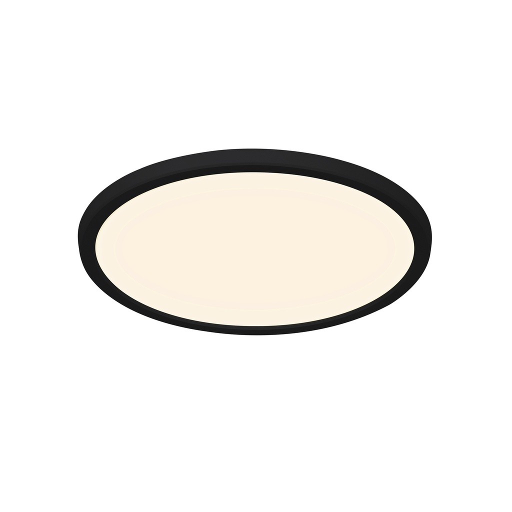 Oja 29 Loftlampe 15W 3000/4000K kelvin switch IP54, sort