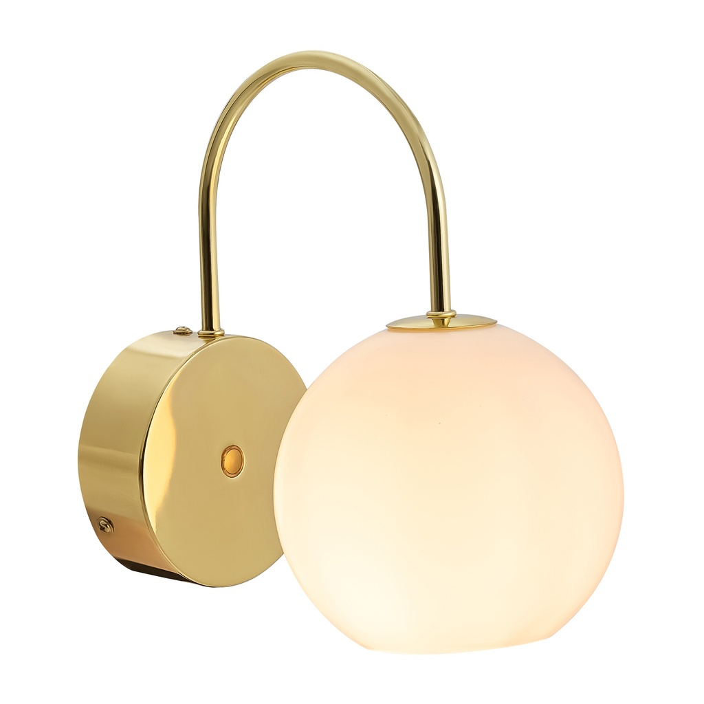 Franca Væglampe E14, messing
