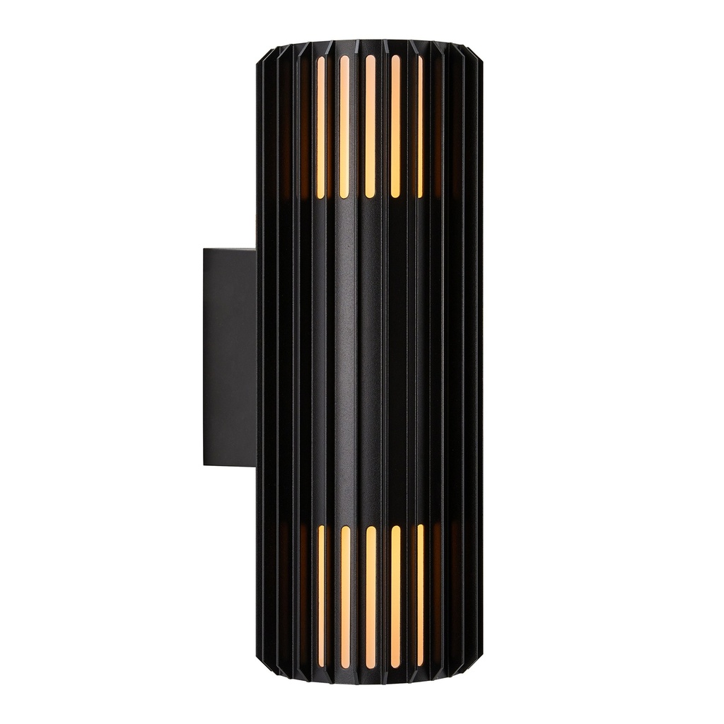Aludra Double Væglampe E27 Seaside sort
