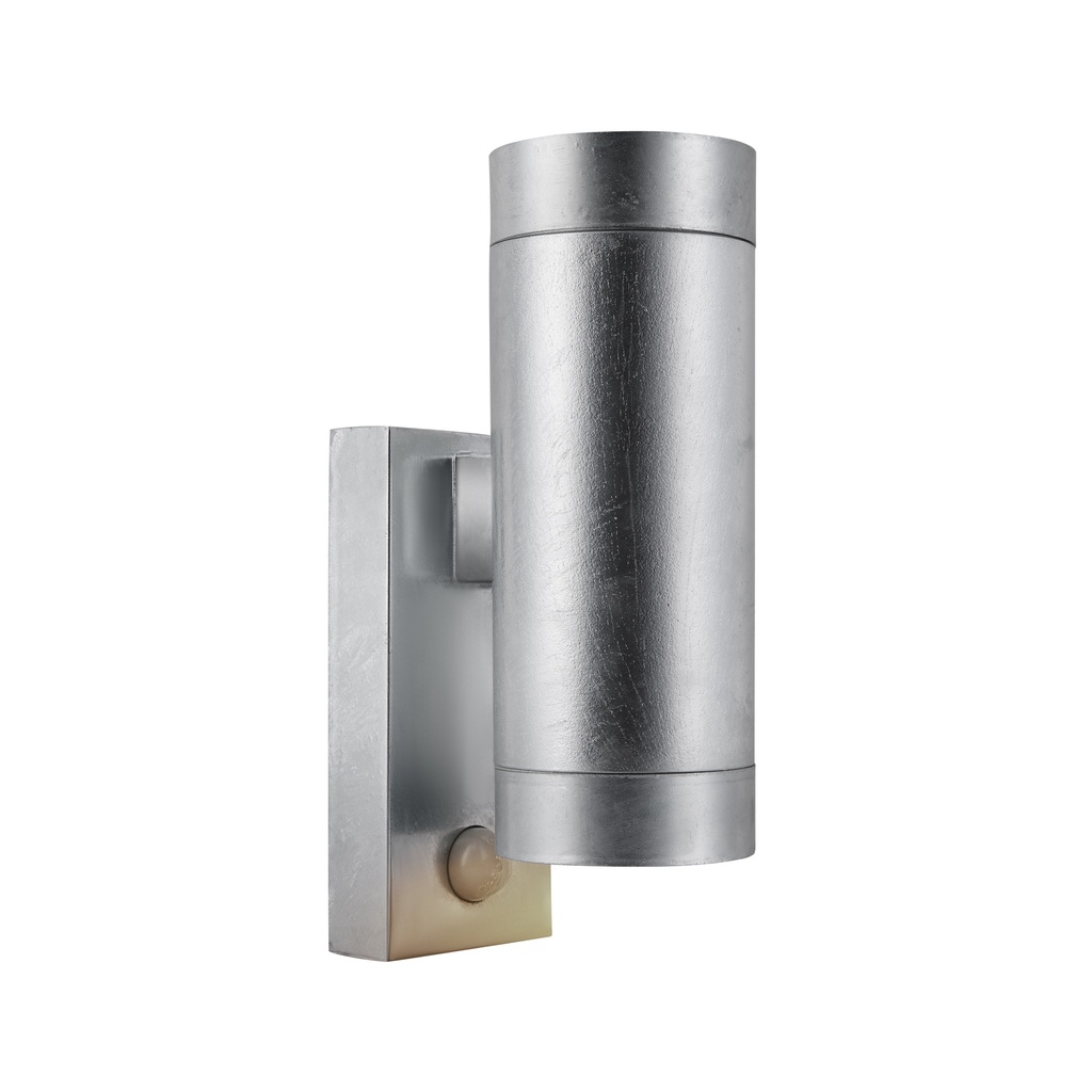 Tin maxi sensor double GU10 væg galvaniseret