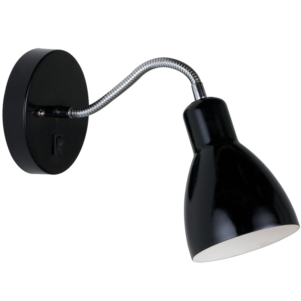 Cyclone væg flex E14 sort