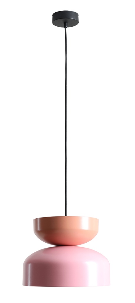 Aldex Tula pendel, metal, pink koral